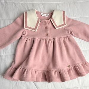 Happy Land Pink Baby Dress with Sailor Collar